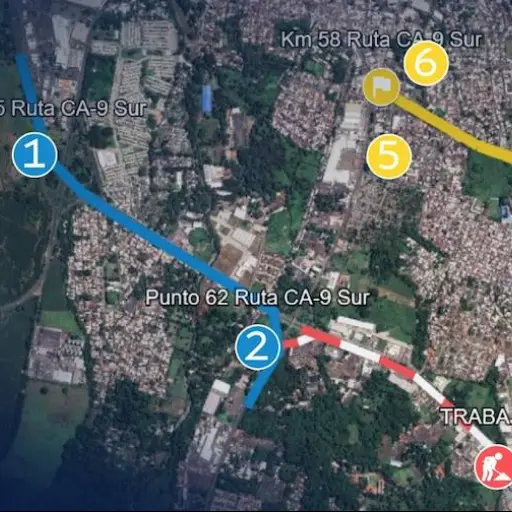 Se habilitaron rutas alternas por el cierre en autopista Puerto Quetzal. ,Ministerio de Comunicaciones