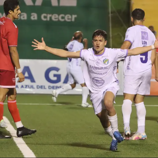 Celebración de Edy Palencia ante Malacateco - Alex Meoño