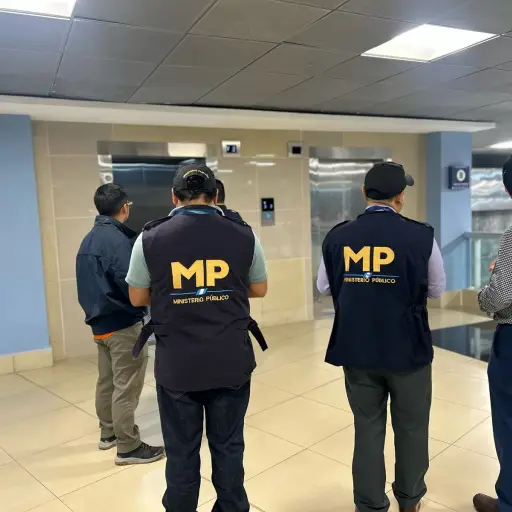 MP realiza diligencia en Aeropuerto Internacional La Aurora