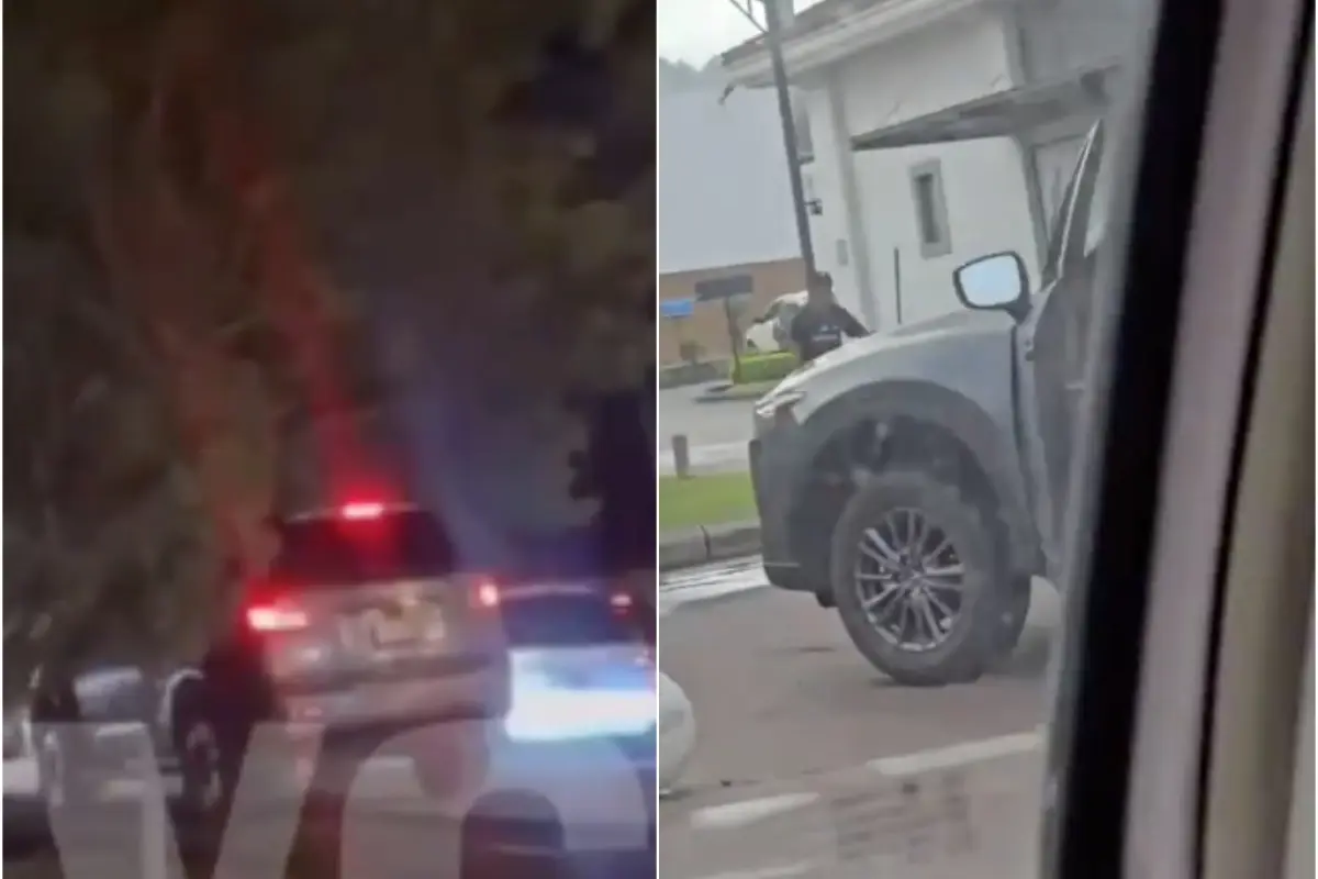 Conductores protagonizan insólitas escenas en calles de Guatemala., Redes sociales.