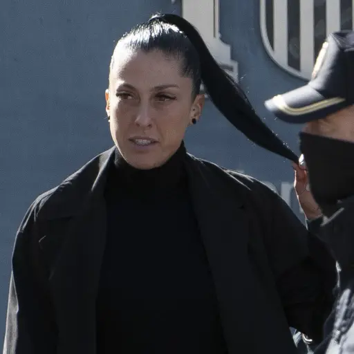  Jenni Hermoso a su salida de la Audiencia Nacional de San Fernando de Henares