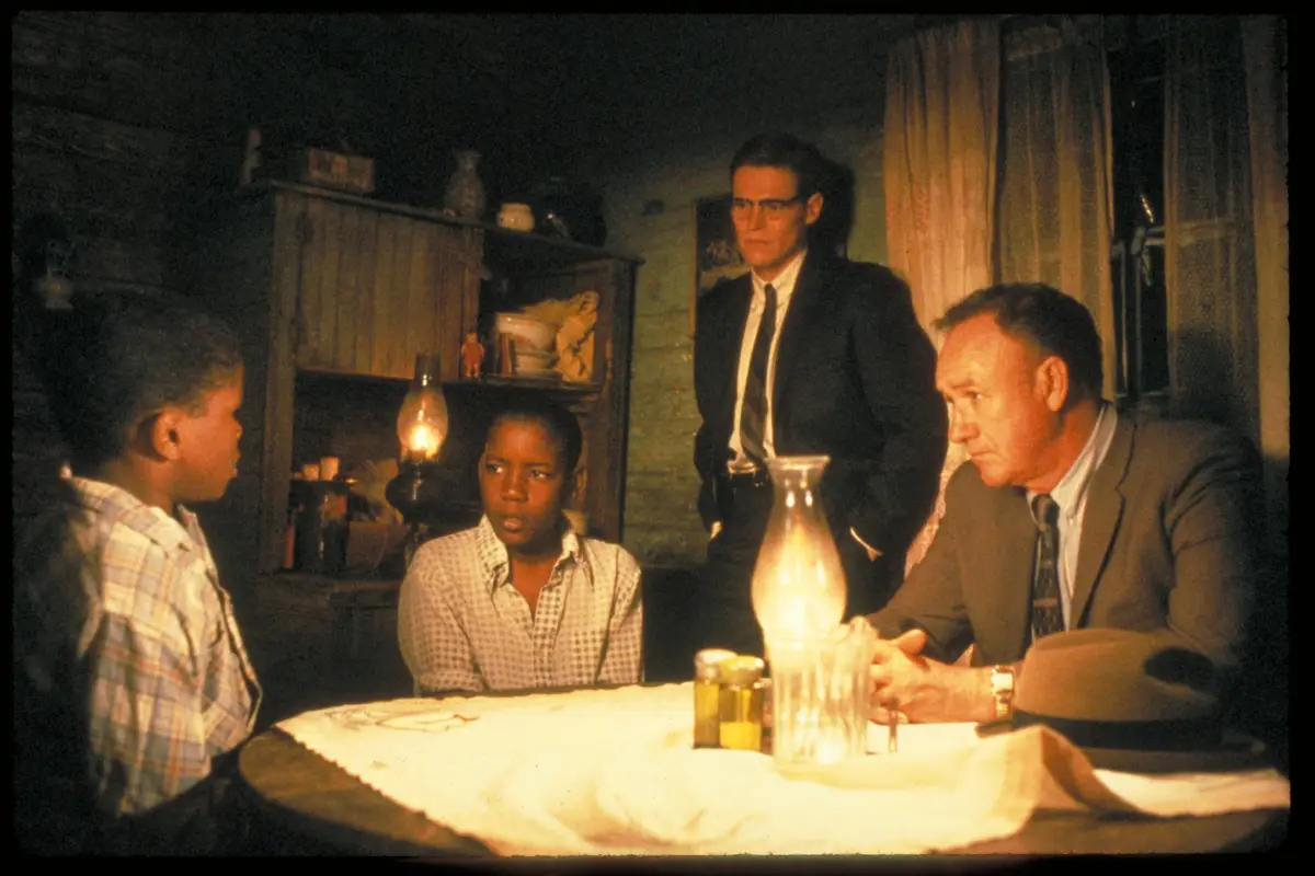 Gene Hackman (d) en un fotograma de la película 'Mississippi Burning' ('Arde Mississipi') de 1988. EFE/Orion Pictures, Foto EFE