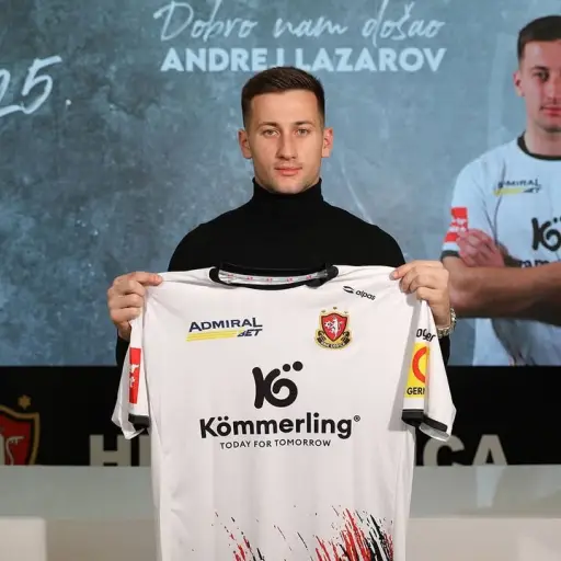 El futbolista Andrej Lazarov, falleció en un incendio en una discoteca de Macedonia del Norte - instagram @hnk_gorica