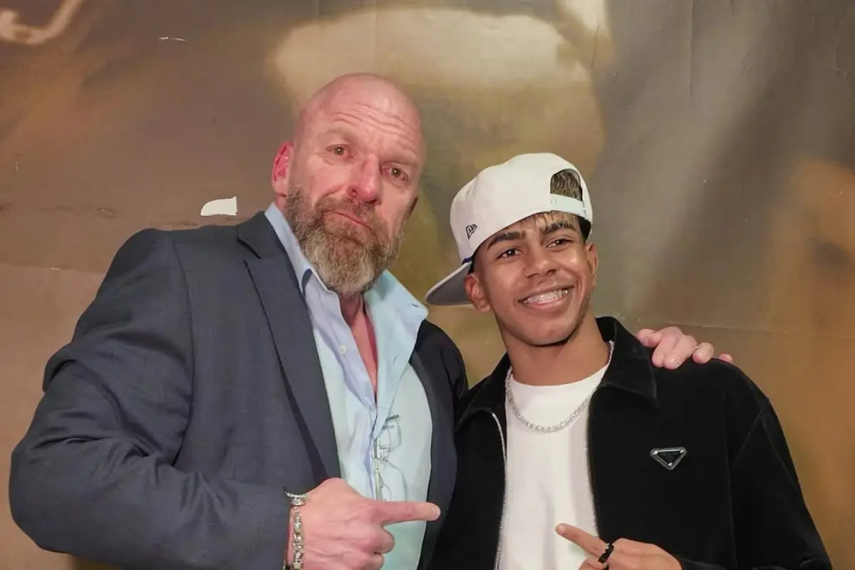 Lamine Yamal se lleva los reflectores en la WWE - instagram @tripleh