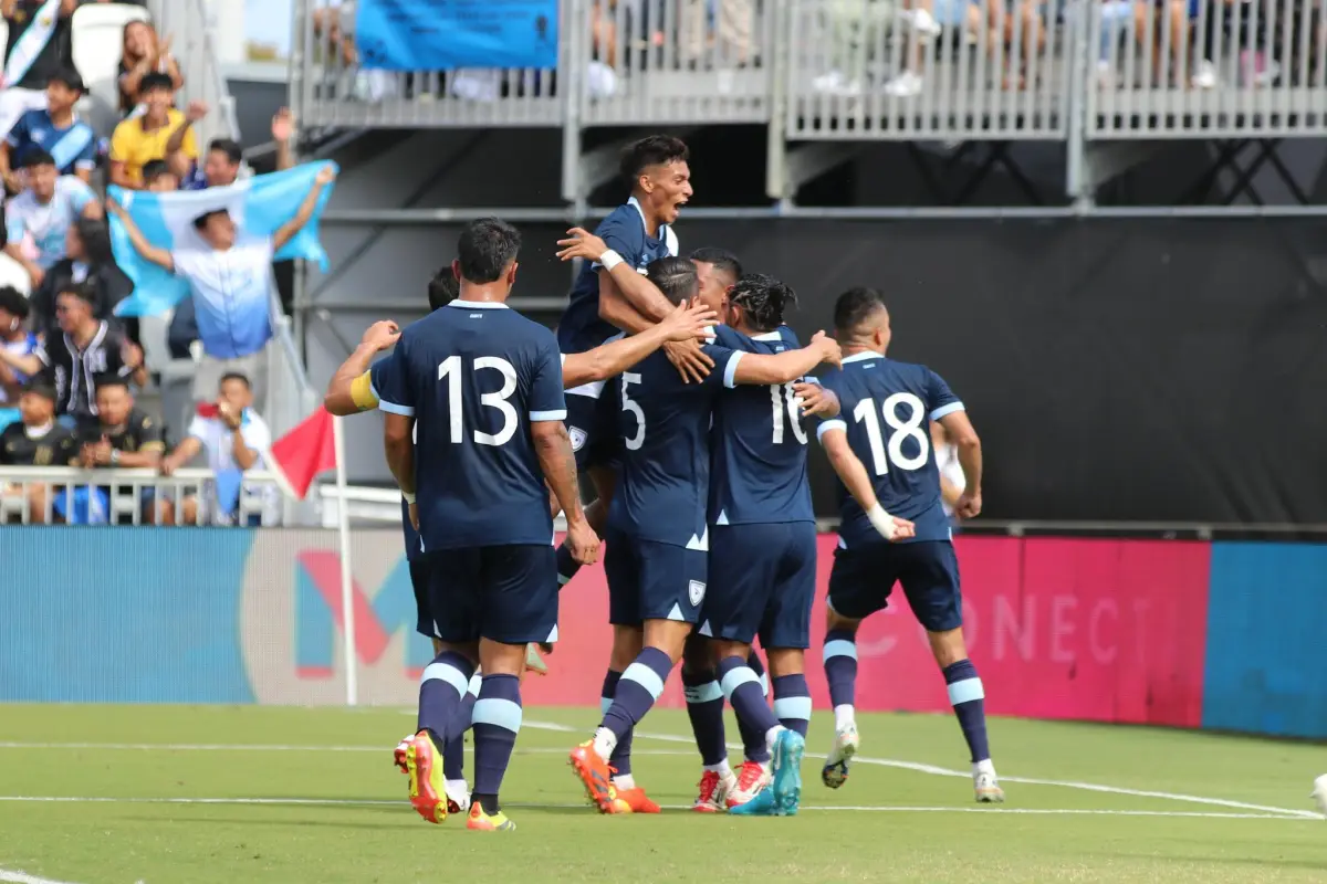 Celebración de Guatemala ante Honduras - FEDEFUT