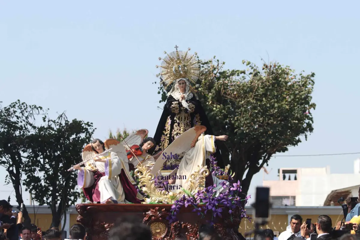 La procesión hará un recorrido de al menos ocho horas., Álex Meoño.