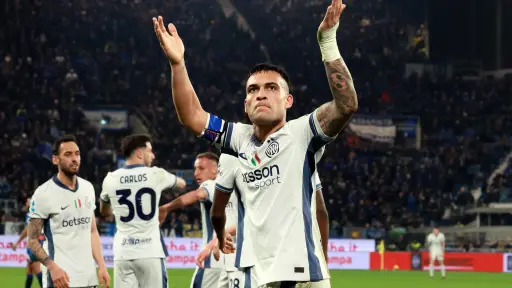 Lautaro Martínez reafirma el liderato del Inter en Serie A