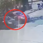 Redes sociales viralizan video del ataque contra un conductor en zona 1. ,Captura de pantalla video X.