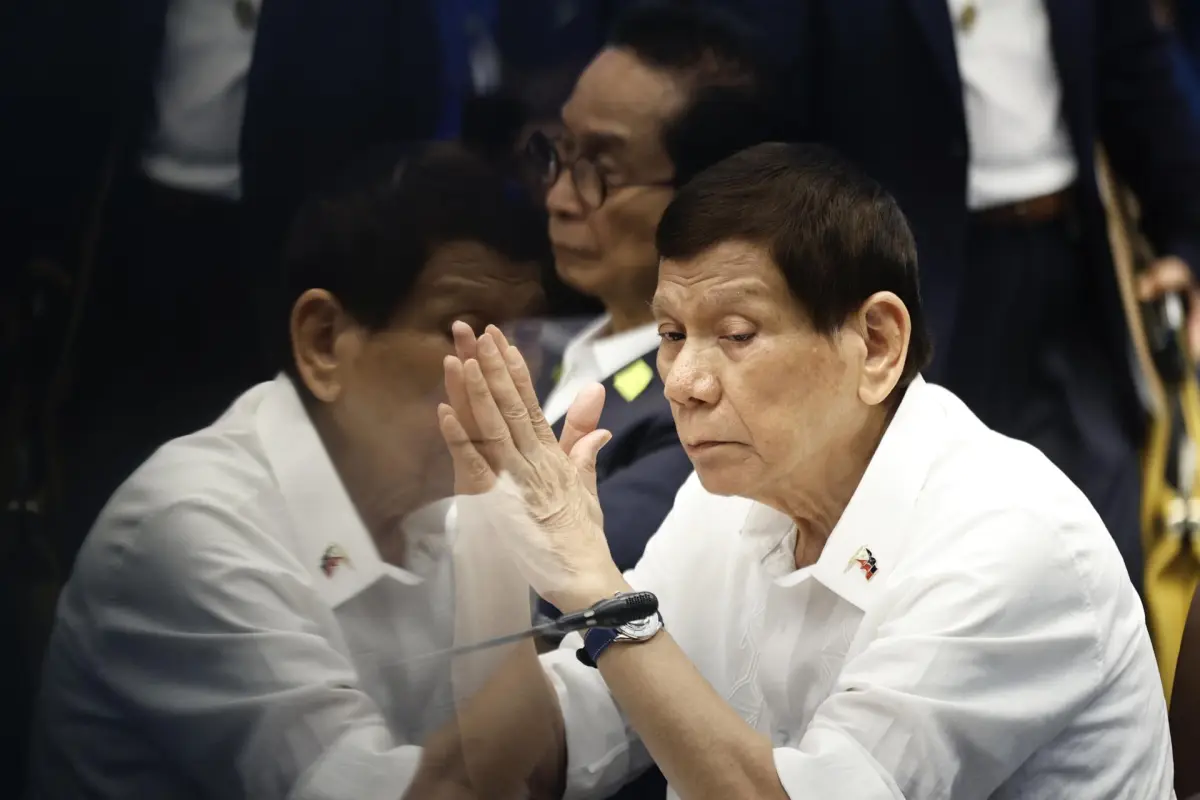 Rodrigo Duterte, expresidente de Filipinas, detenido en Manila, EFE