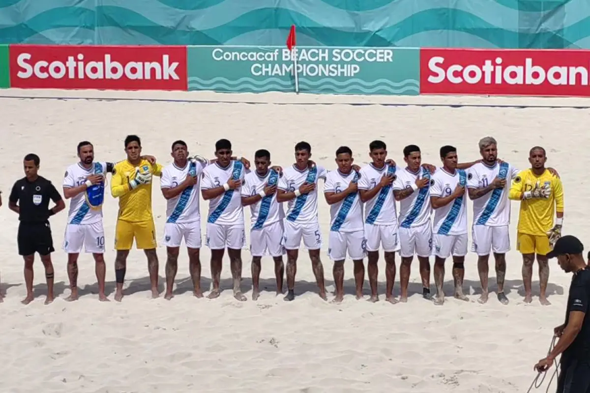 Selección de Guatemala de futplaya vence a Costa Rica en cierre de grupo 