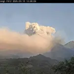 Actividad del volcán de Fuego