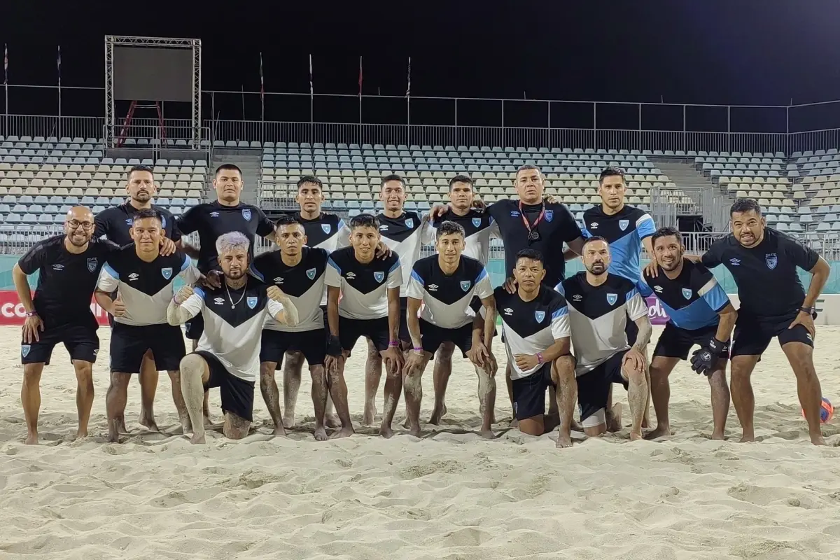 La Selección de Guatemala debuta este martes en el  Premundial de Futplaya 2025