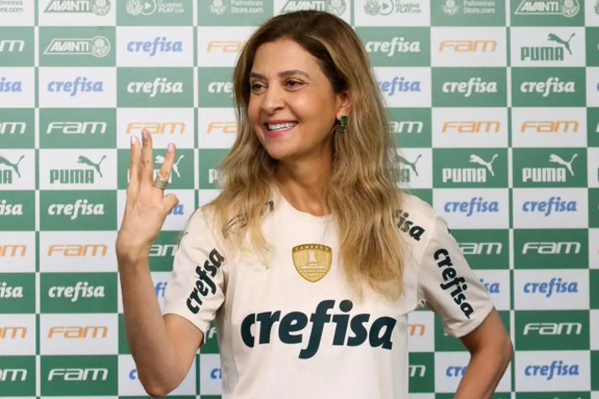 Leila Pereira, presidenta del Palmeiras de Brasil - RR.SS.