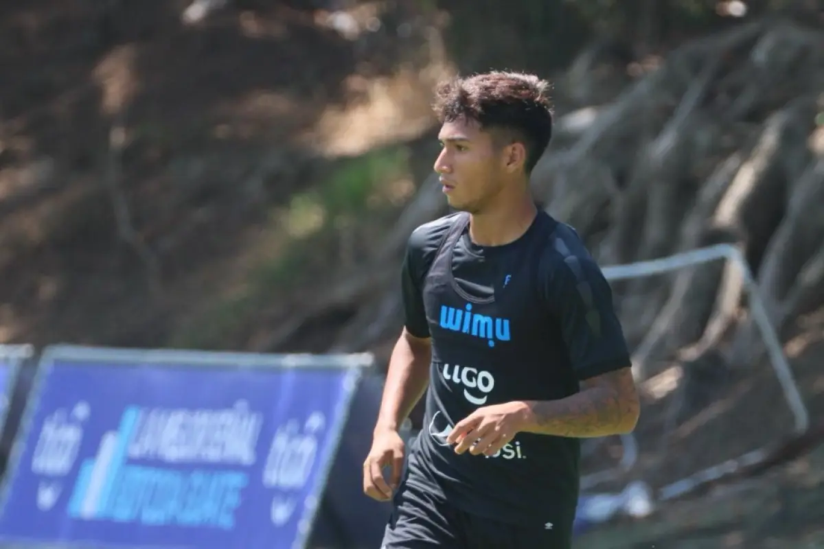 Rudy Muñoz en el microciclo de la Selección Nacional de Guatemala 