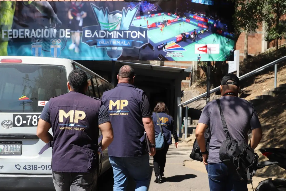 MP realizó diligencia en la sede de la Federación Nacional de Bádminton, Foto MP