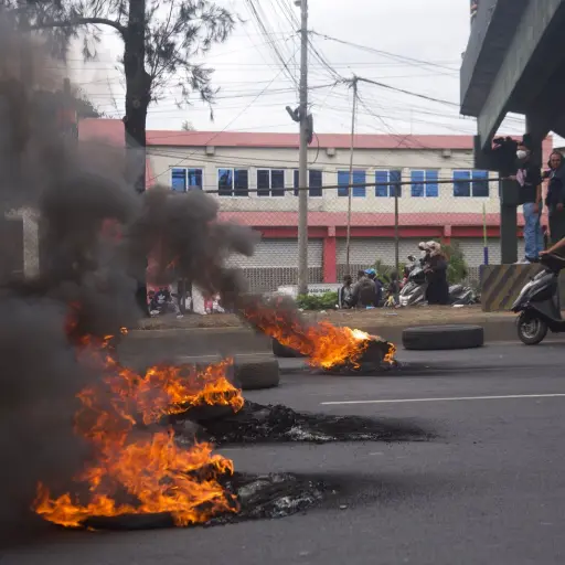 manifestaciones y bloqueos contra seguro obligatorio