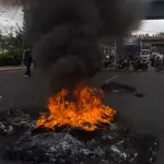 manifestaciones y bloqueos contra seguro obligatorio