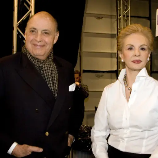 Reinaldo Herrera y Carolina Herrera ,Foto EFE