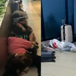 Imágenes captadas en el aeropuerto La Aurora.  ,Cortesía.