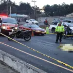 Motorista muere tras accidente de tránsito en calzada Roosevelt