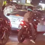 Graban asalto en la Avenida Petapa. ,Captura de pantalla video X.