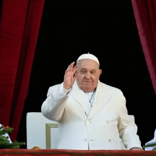 Papa Francisco saluda en El Vaticano ,Red social X