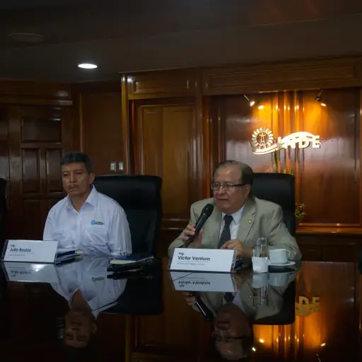 Las autoridades del MEM y el INDE hicieron la presentación de los módulos estadísticos. ,Omar Solís/Emisoras Unidas