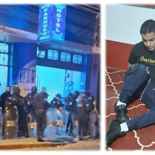El presunto violador fue sorprendido junto con la menor dentro de un hotel. ,PNC