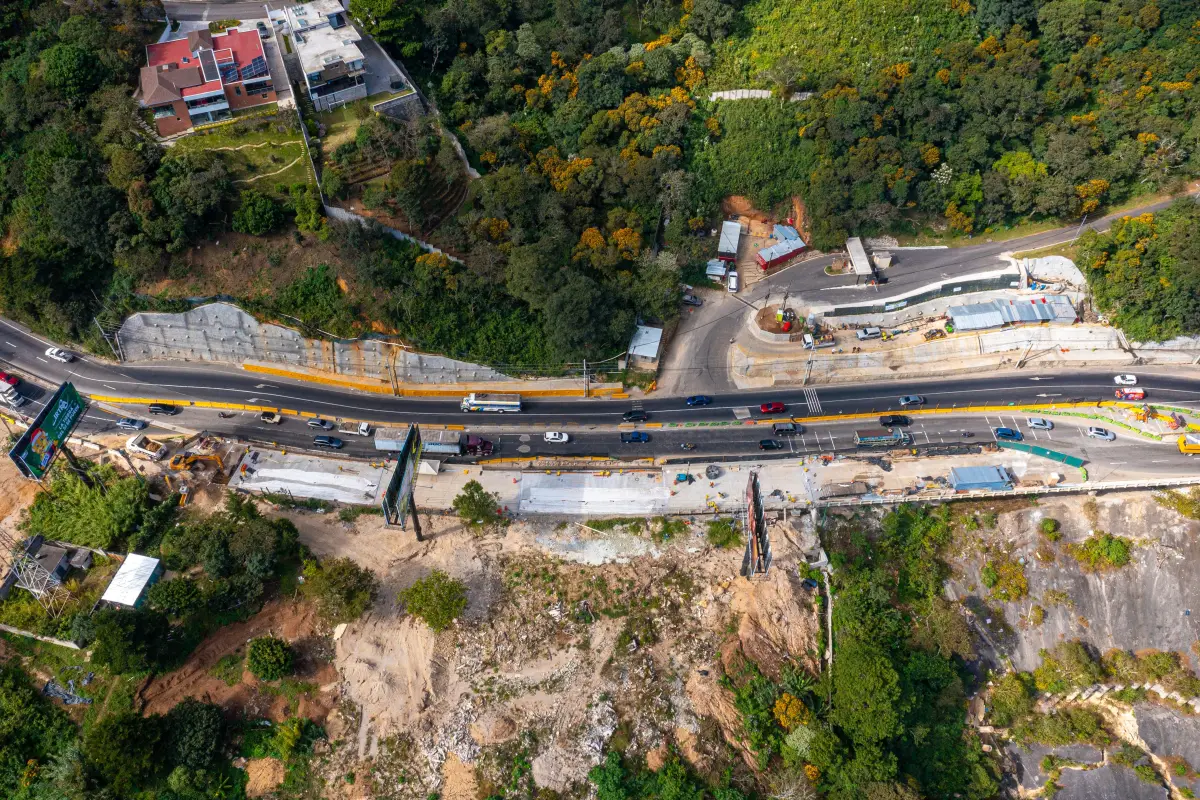 Anuncian cierre en el kilómetro 11.5 de la ruta a El Salvador., Foto CIV