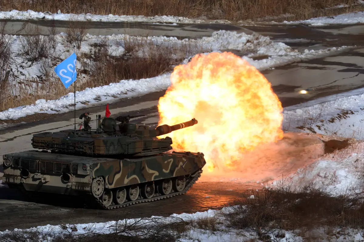 Ejercicios militares en Corea, Foto EFE