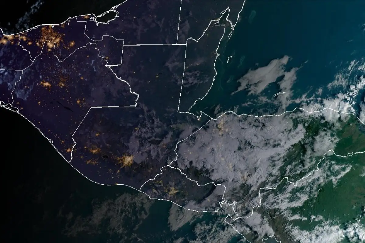 Las imágenes satelitales muestran pocas nubes en el territorio nacional., Captura de pantalla. 