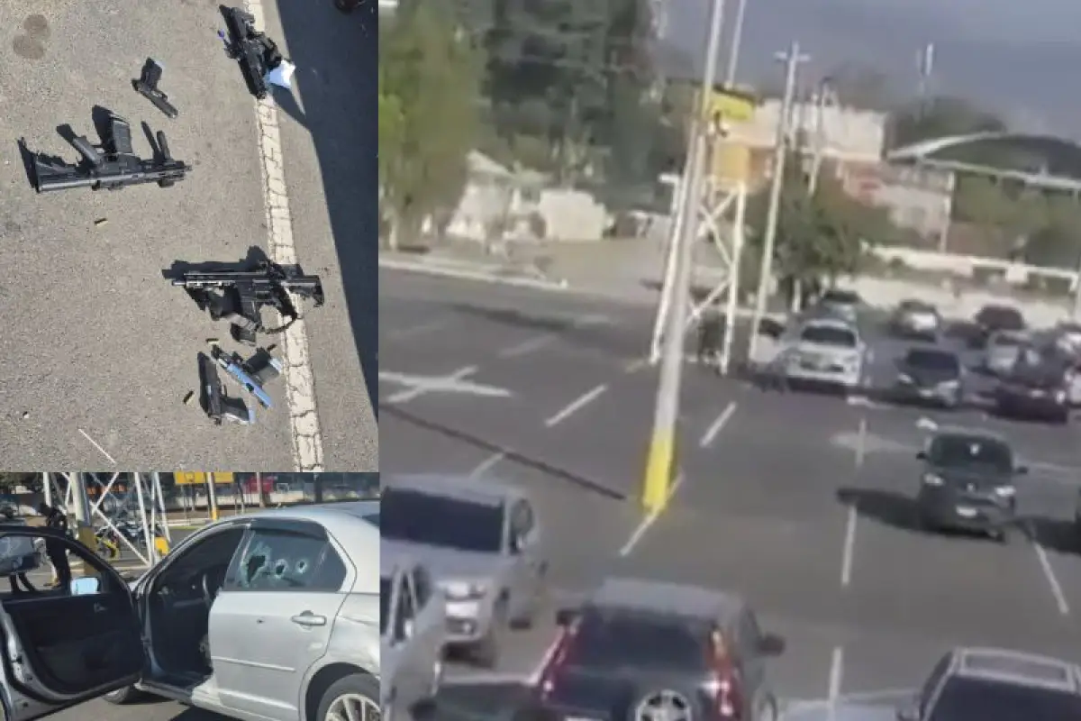 Al menos cinco personas resultaron heridas en el enfrentamiento. , Captura de pantalla