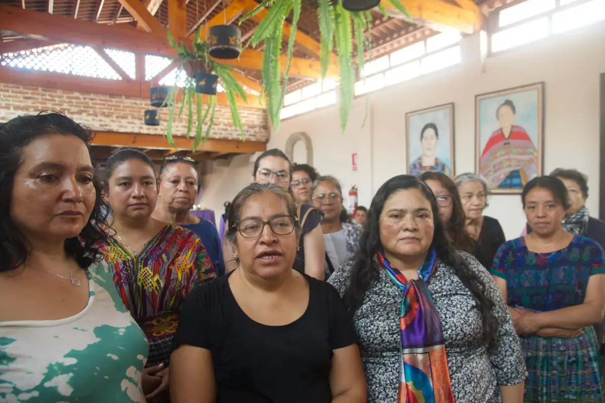 Integrantes de la Coordinadora 8 de Marzo brindan detalles de las actividades programadas., Omar Solís/Emisoras Unidas