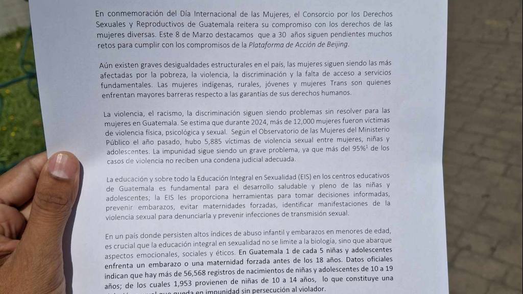 Marcha por el Día de la Mujer 2025 | Álex Meoño.