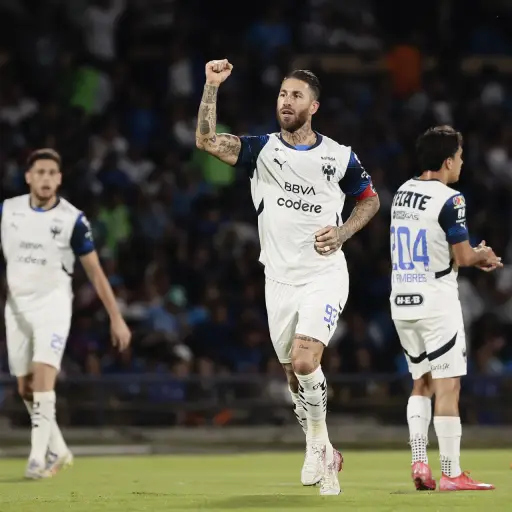 Celebración de Sergio Ramos ante Cruz Azul - EFE