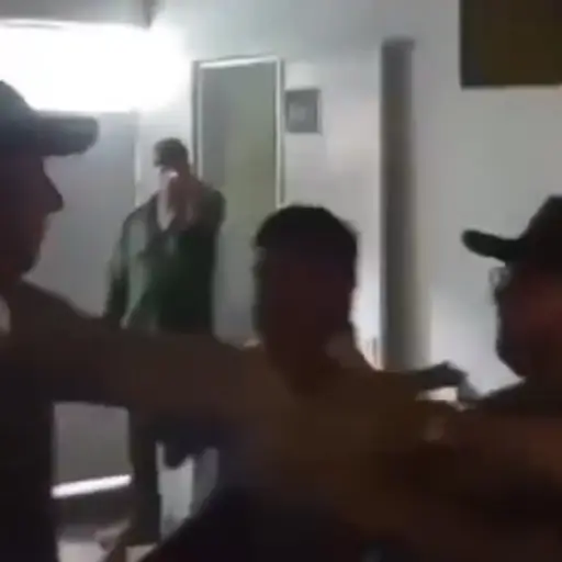 La balacera se originó luego de una discusión en un pasillo de ingreso al coliseo. ,Captura de pantalla. 