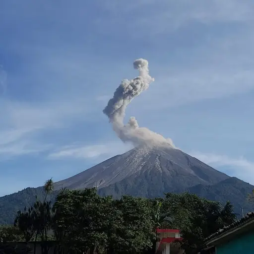 Conred compartió imágenes del coloso durante la jornada de este domingo.  ,Conred.