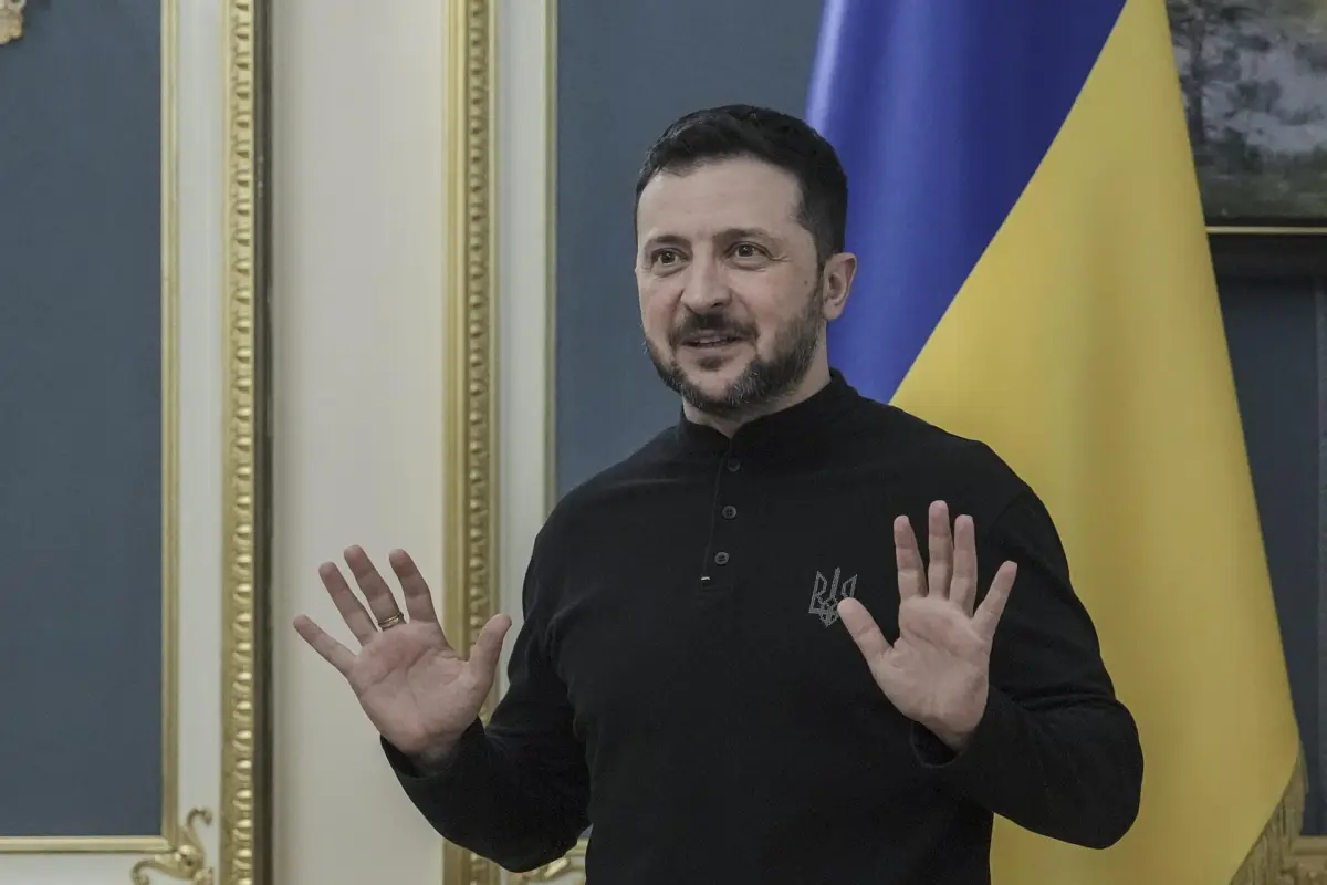 El presidente ucraniano, Volodímir Zelenski, en una imagen del 25 de marzo de 2025,  EFE/ Stringer
