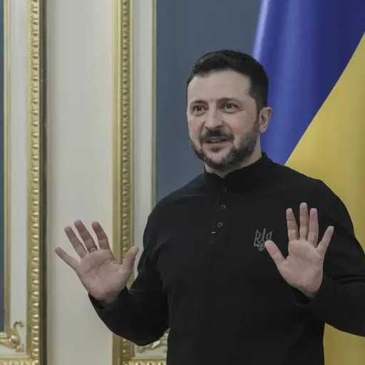 El presidente ucraniano, Volodímir Zelenski, en una imagen del 25 de marzo de 2025 , EFE/ Stringer