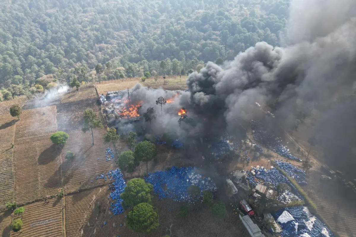 incendio en Sumpango