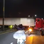 Accidente de tráiler en Km. 16.5 de ruta al Pacífico