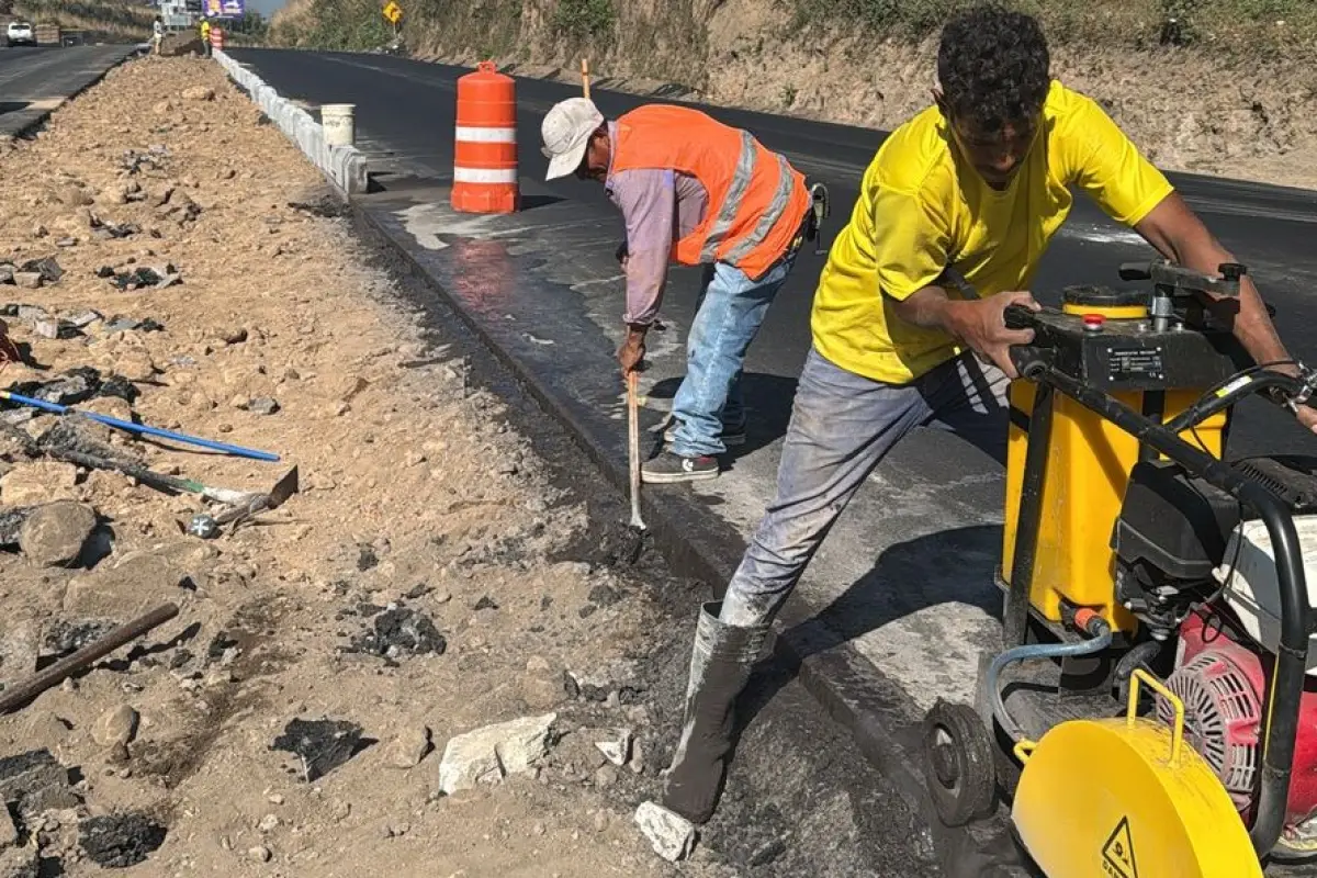 Según el CIV, los trabajos actuales se concentran en nivelar los últimos carriles cercanos al arriate central., CIV