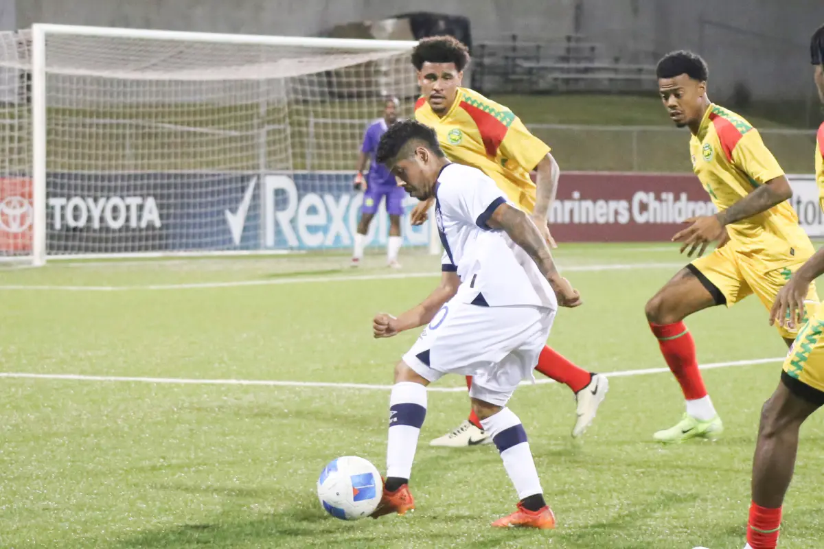 Partido entre Guyana y Guatemala por la ida de la ronda preliminar de la Copa Oro 2025 - Concacaf