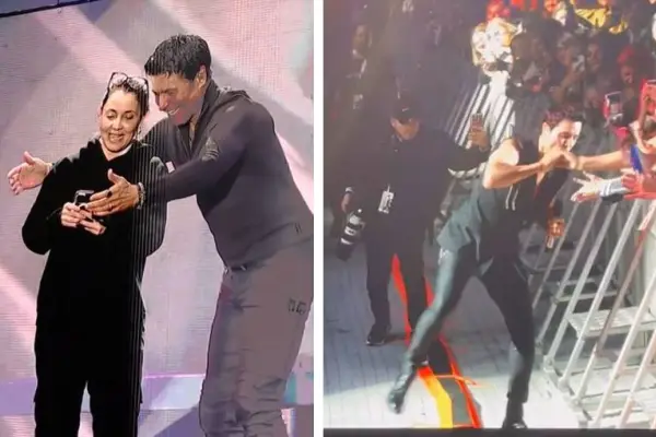 Chayanne en Guatemala: abrazos, besos y fan en el escenario fueron parte del show 