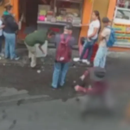 La mujer persiguió al ladrón pero no logró recuperar sus pertenencias. ,Redes sociales