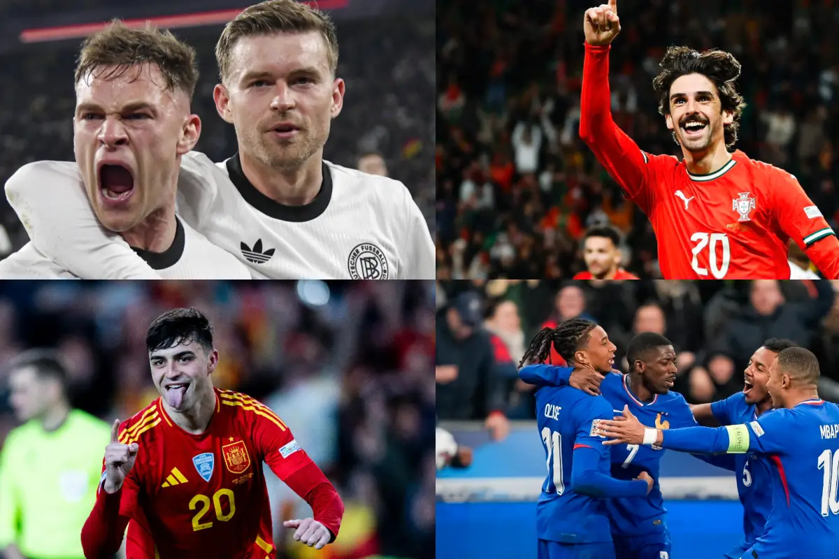 Alemania, Portugal, España y Francia son semifinalistas de la Liga de Naciones UEFA 