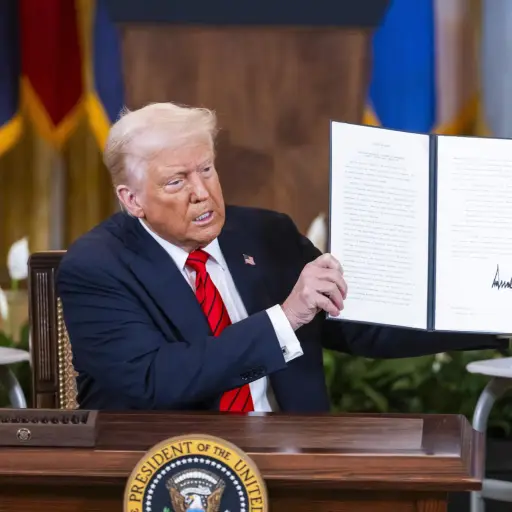 Donald Trump firma órdenes ejecutivas ,EFE