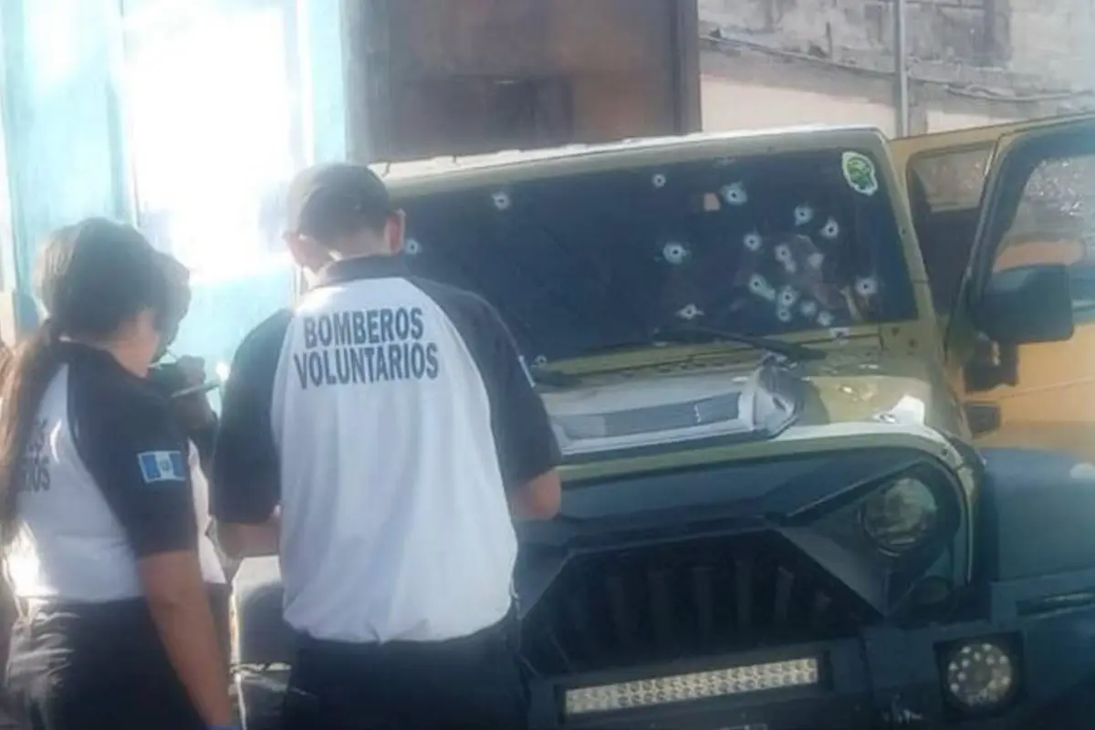 Ataque armado en Amatitlán, Bomberos Voluntarios. 