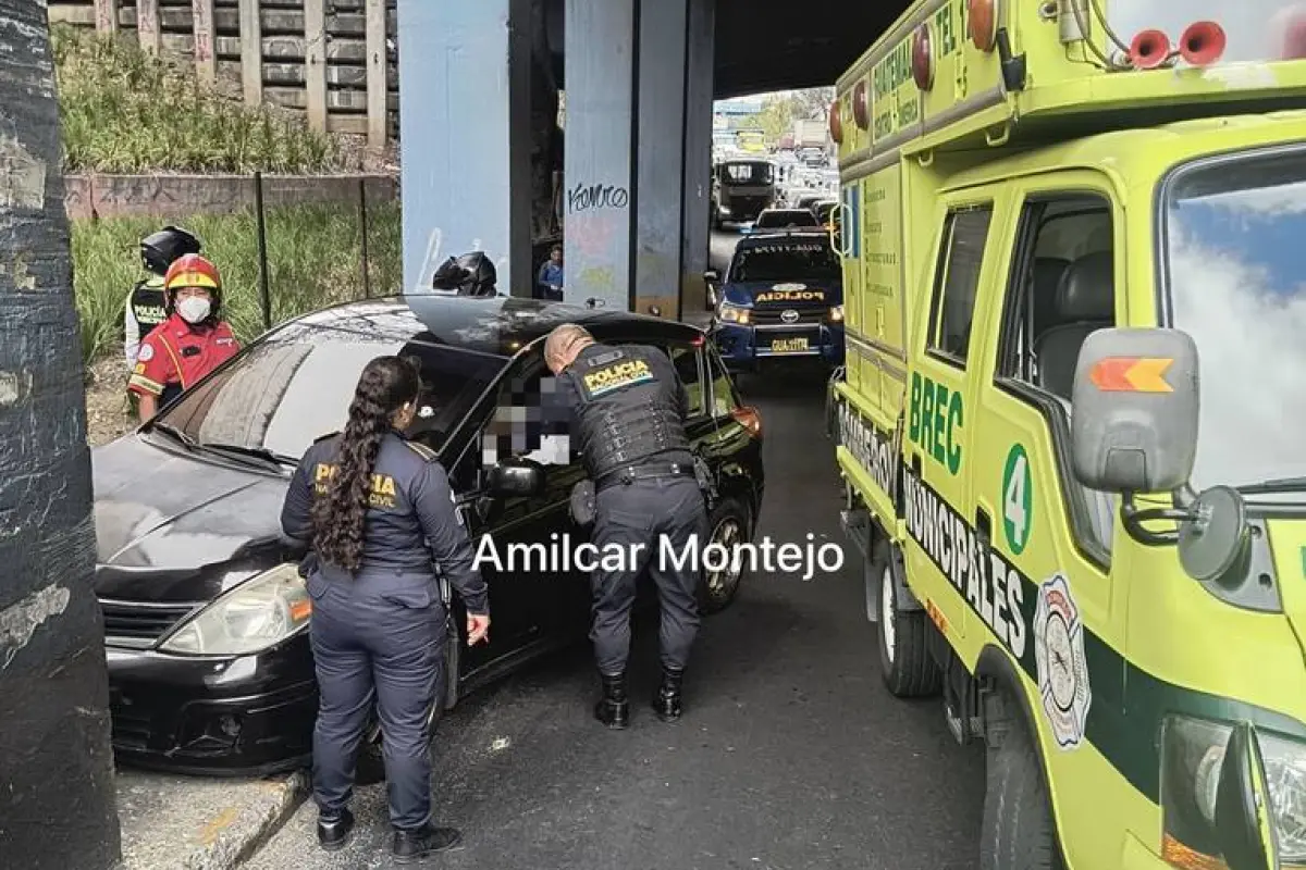 Automovilista muere tras ataque armado en zona 1