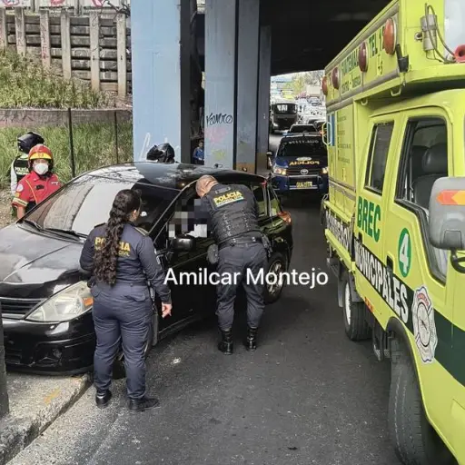 Automovilista muere tras ataque armado en zona 1